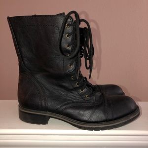Black Combat Boots